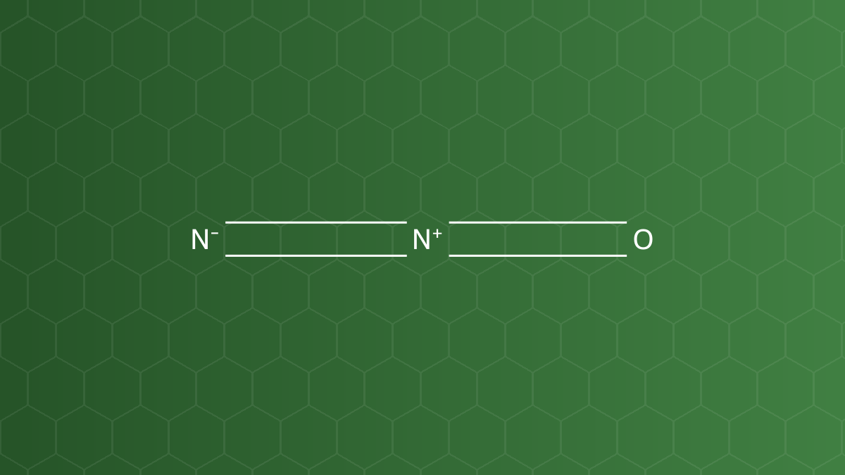 Nitrous Oxide (Nitơ oxid (N₂O)) – Khí đẩy aerosol – công thức cấu tạo