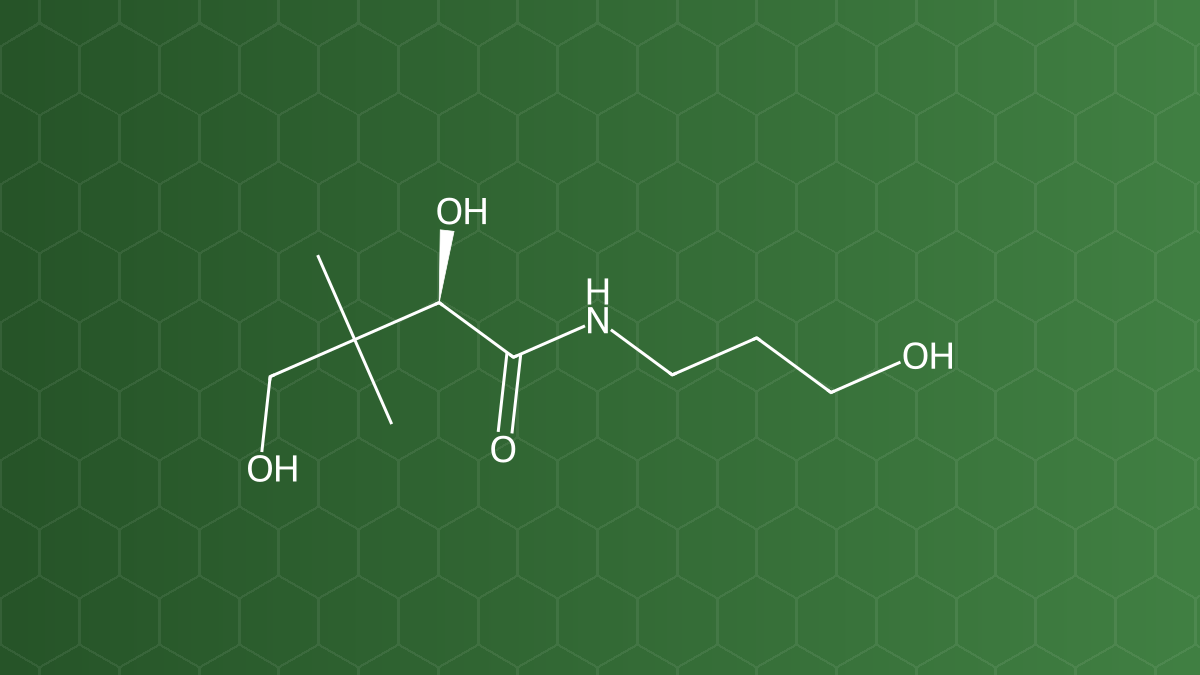 D-Panthenol (Provitamin B5) – Chất giữ ẩm, dưỡng da và tóc – công thức cấu tạo