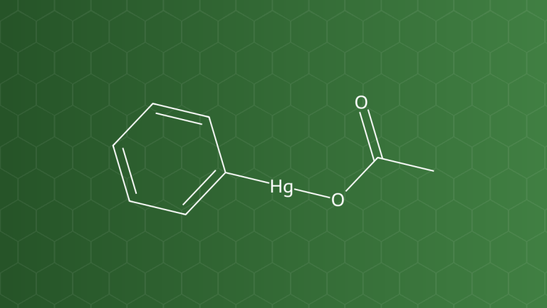 Phenylmercuric Acetate (Phenylmercuric acetat) – Chất bảo quản kháng khuẩn – công thức cấu tạo