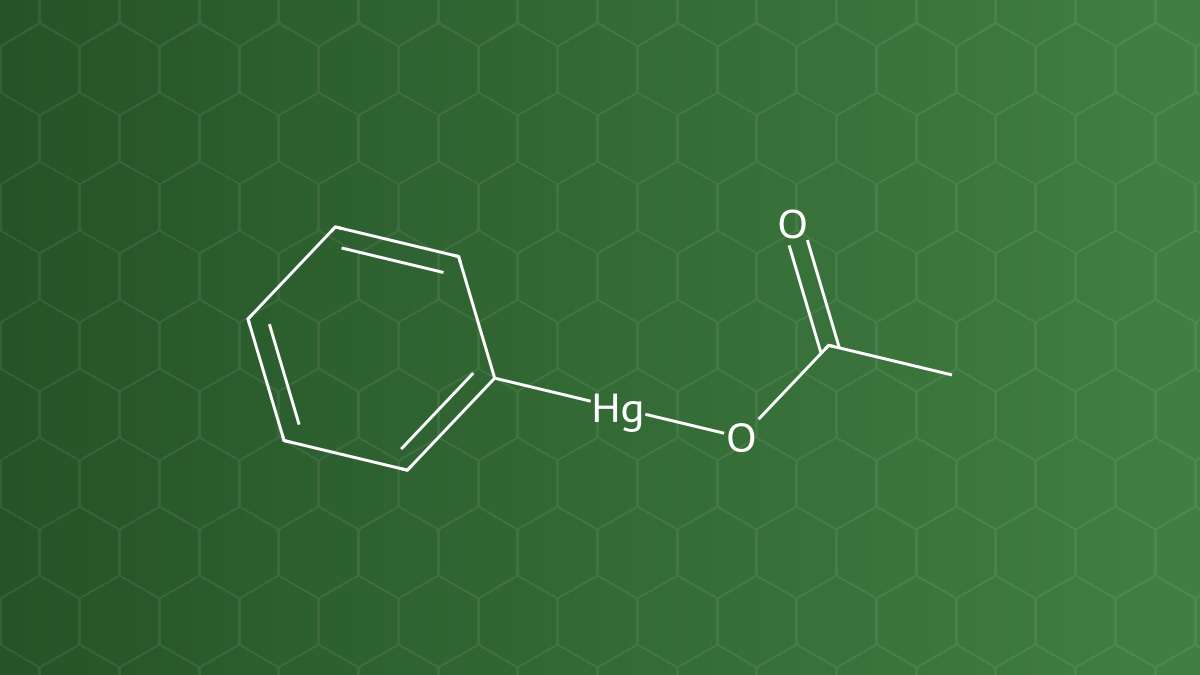 Phenylmercuric Acetate (Phenylmercuric acetat) – Chất bảo quản kháng khuẩn – công thức cấu tạo