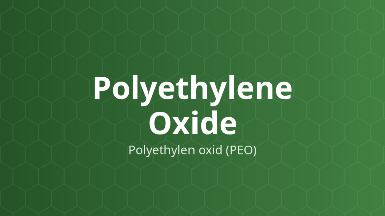 Polyethylene Oxide (Polyethylen oxid (PEO)) – Tá dược dính, cốt giải phóng kéo dài, bám dính