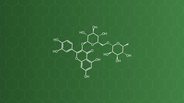 Rutin (Rutosid) – Flavonoid glycosid – công thức cấu tạo