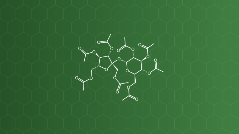 Sucrose Octaacetate (Saccarose octaacetat) – Biến tính cồn, tạo vị đắng – công thức cấu tạo
