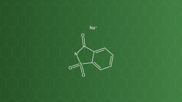 Saccharin Sodium (Saccharin natri) – Chất tạo ngọt cường độ cao – công thức cấu tạo