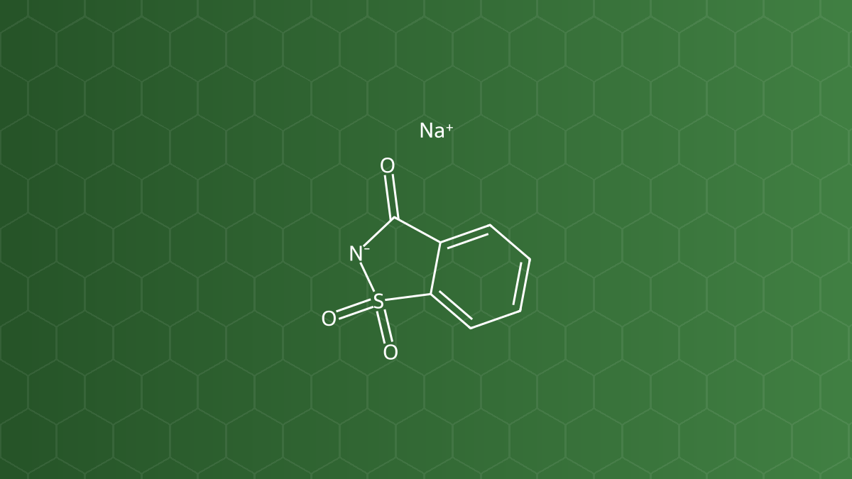 Saccharin Sodium (Saccharin natri) – Chất tạo ngọt cường độ cao – công thức cấu tạo