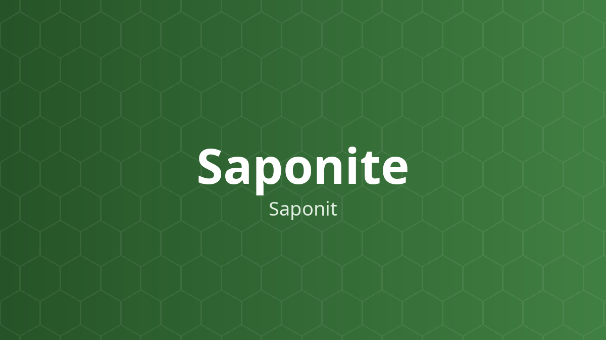 Saponite (Saponit) – Hấp phụ, nhũ hóa, tăng độ nhớt