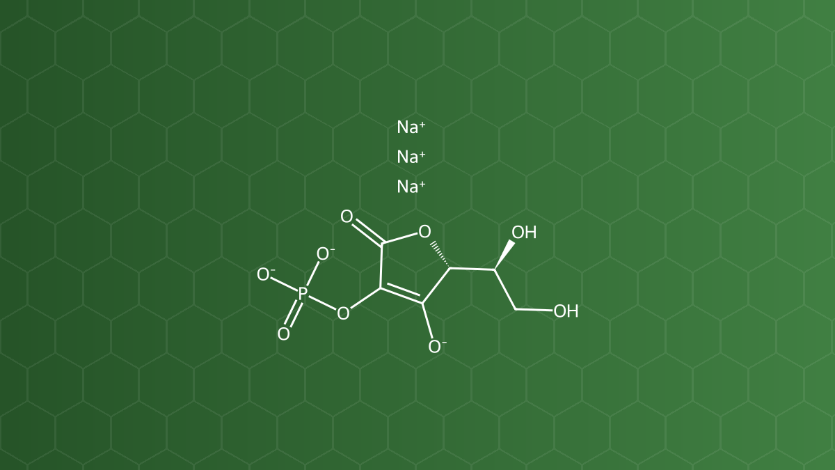 Sodium ascorbyl phosphate (Dẫn chất vitamin C) – Chất chống oxy hóa, dưỡng da – công thức cấu tạo