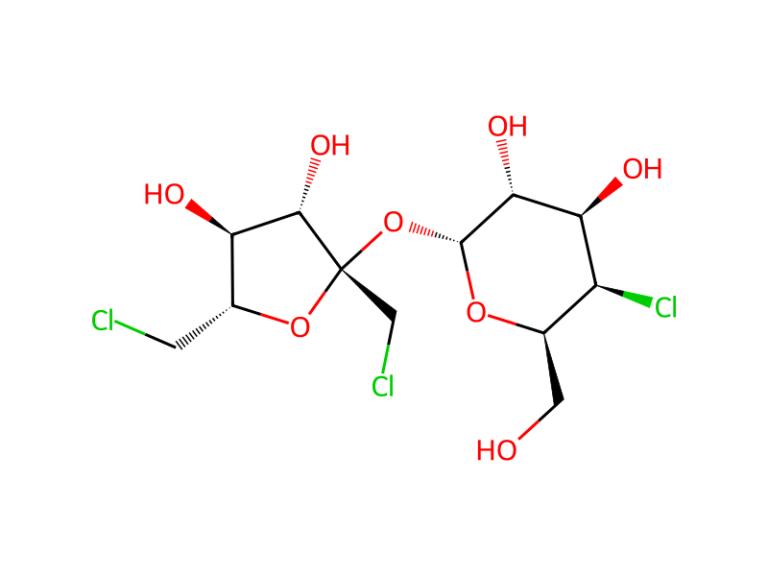 Công thức cấu tạo Sucralose – nguyên liệu