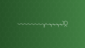 Retinyl palmitate (Vitamin A palmitat) – Vitamin tan trong dầu – công thức cấu tạo