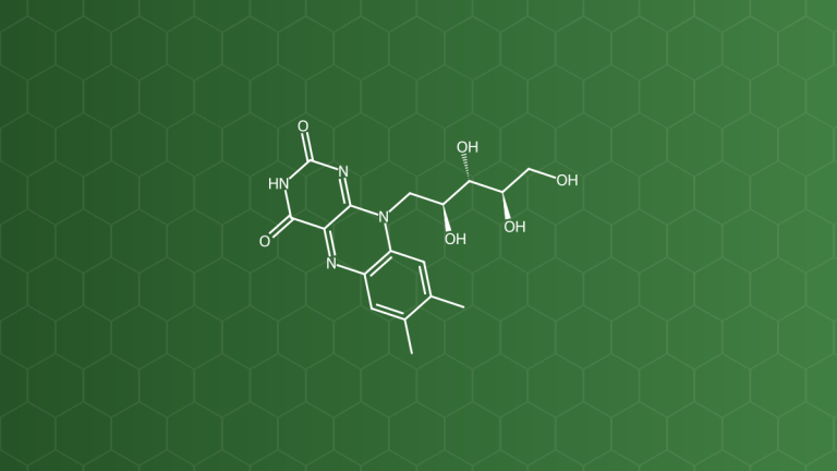 Riboflavin (Vitamin B2 – E101) – Vitamin, phẩm màu vàng – công thức cấu tạo