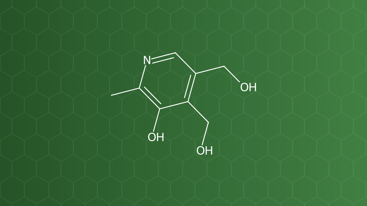 Pyridoxine HCl (Vitamin B6) – Vitamin tan trong nước – công thức cấu tạo