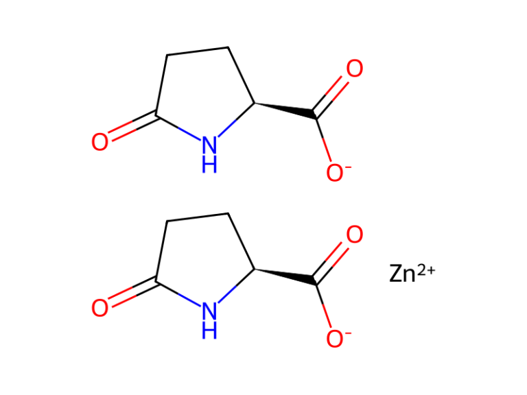 Công thức cấu tạo Zinc PCA (SpecKare PCAZ) – nguyên liệu